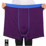 Roupa Interior Masculina De Cintura Alta Algodão Tamanho Grande Plus size calças planas soltas e gordas verão adulto shorts