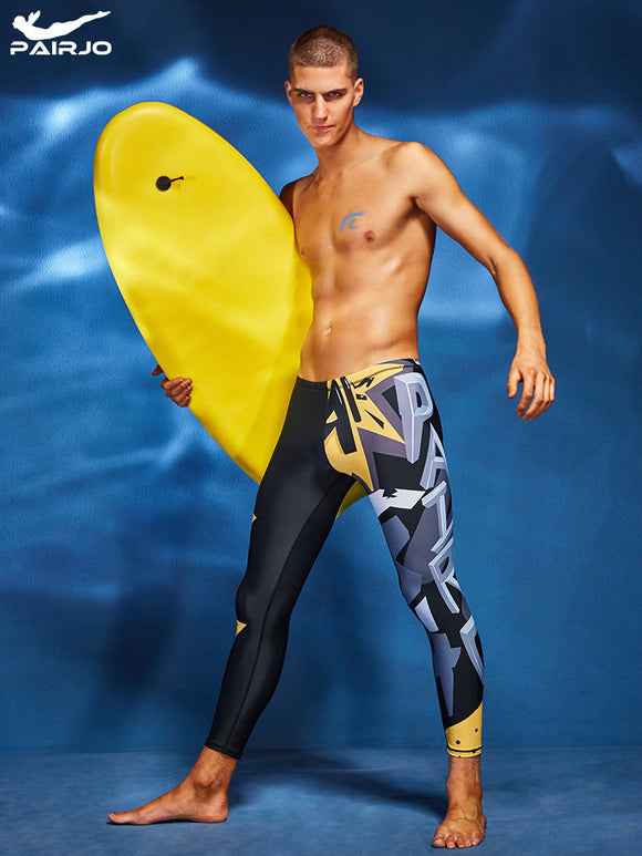 Homens De Secagem Rápida recortada Moda troncos de Natação Protetor Solar Praia Snorkeling Surf Plus Size Adulto Profissional Calças De Mergulho