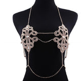 Exaggerated Pattern Rhinestone Body Chains Set Accessories Body Chain
