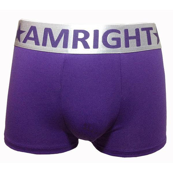 Marque Am Right Men's Shorties Ceinture de 5 cm De Large Au Dos Sans Trace. Shorts pour Garçon Culottes / Boxers Slips Sous-vêtements