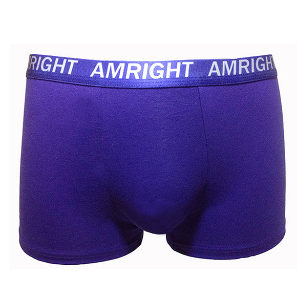 Marca am direita Shorties Traceless Shorts Do Menino Dos Homens Calcinha / Boxers Briefs Underwear Violet