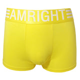A marca AM Right Men's Shorts de 5 cm de largura, de volta traceless. Calcinhas de Calções de Menino / Boxers Briefs Underwear Blue Star