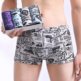Large Size Men's Underwear Boxer Briefs 4 piece / New Style Men's Normal Shorties & Boyshorts Panties / Boxers Underwear / Briefs Underwear