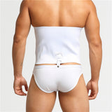 D.M Shaping Pants Fashion Personality Briefs Belly Band Men's Drawstring Slim-Fit Shaping Detachable Cotton Solid Color