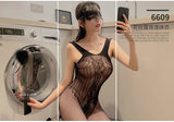 Meias Sexy Lingerie Uniforme Seduction Sexy Sexe-throus Calças Jumpsuit de tamanho grande das mulheres