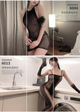 Stockings Sexy Lingerie Uniform Seduction Sexy See-through Tights Women's Large Size Jumpsuit