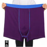 Men's underwear high waist cotton men's large size  plus size flat pants loose and fat summer adult shorts
