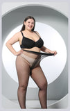8d Mobi Velvet T-Shaped Crotch Fine Soft English Packaging plus-Sized Size Women's Stockings