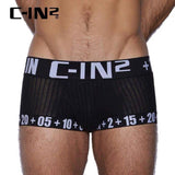 C- In2 Men's Boxer Briefs Youth Sports Low Waist Sexy Men's Underwear Shorts Boys Trend CIN2 Boxers