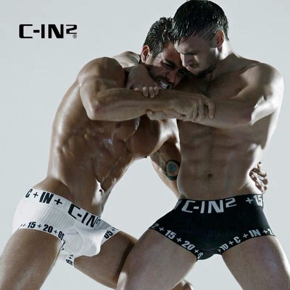 C-In2 Masculino Boxer Briefs juventude esportes Cintura Baixa Sexy Roupa interior masculina Shorts Meninos tendência CIN2 Boxers