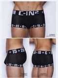 C- In2 Men's Boxer Briefs Youth Sports Low Waist Sexy Men's Underwear Shorts Boys Trend CIN2 Boxers