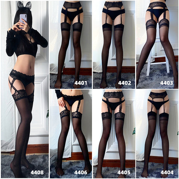 Sexy Stockings Women's Summer Sexy Garter Belt Pantyhose Free off Stockings Ultra-Thin Open-End Free off Temptation